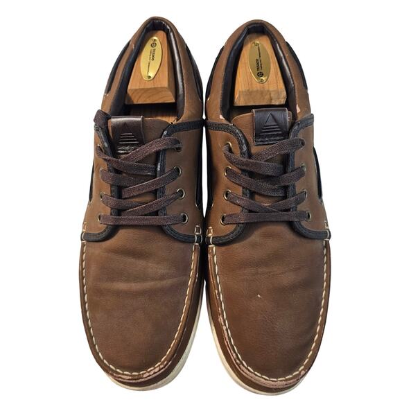 Aldo Men's Costamolino Boat Shoe Cognac sz 11 comfort preppy *FLAW* brown - Picture 2 of 9